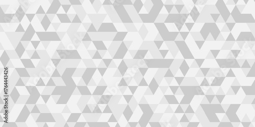 Abstract geometric wall tile and metal cube background triangle wallpaper. Seamless geometric pattern low polygon backdrop background. Gray diamond overlap polygonal background.	
