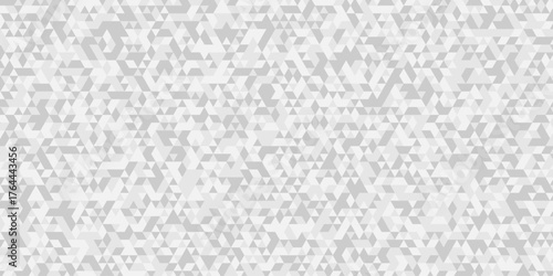 Abstract geometric wall tile and metal cube background triangle wallpaper. Seamless geometric pattern low polygon backdrop background. Gray diamond overlap polygonal background.	
