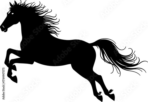 Galloping Horse Silhouettes Collection bundle