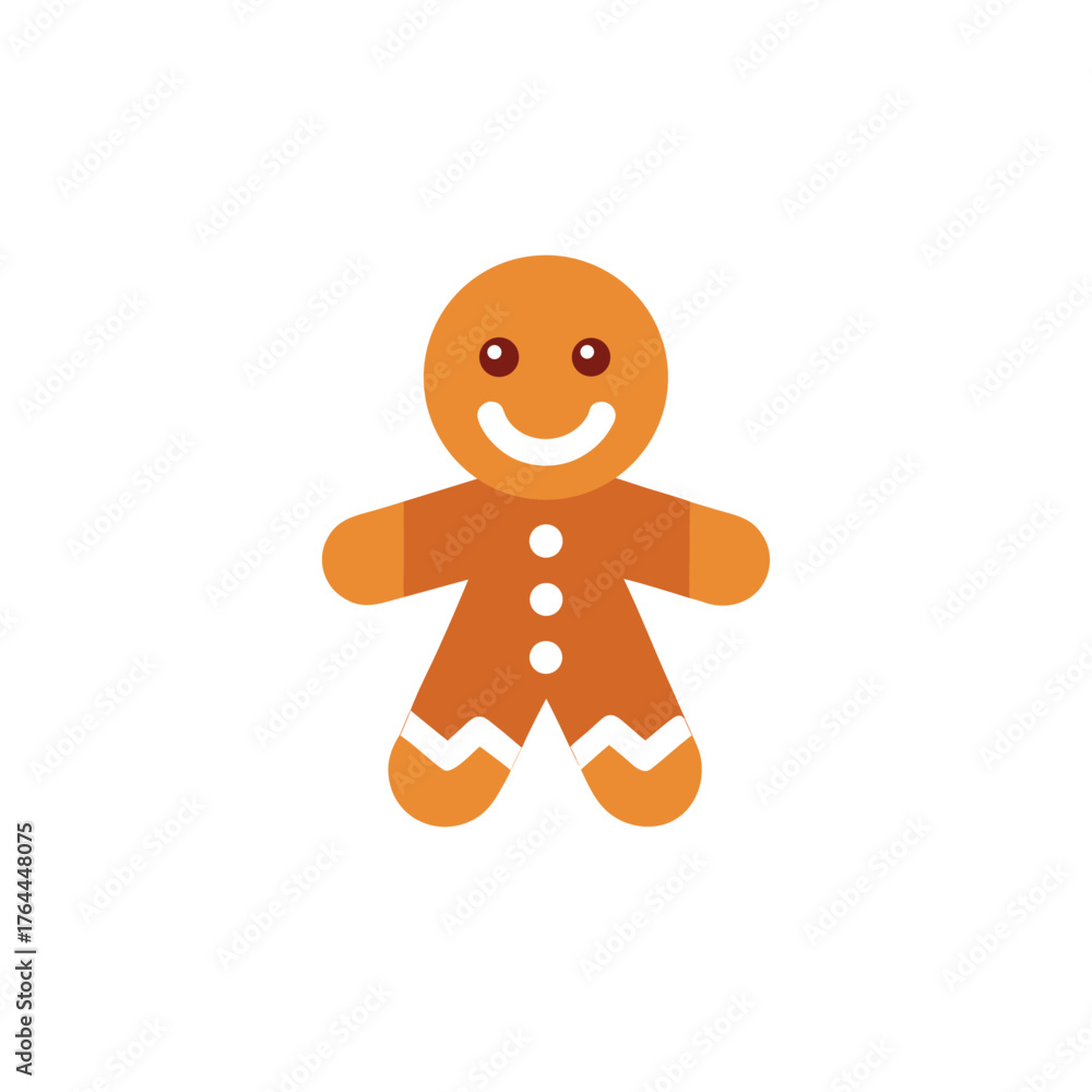 Obraz premium gingerbread man cookie