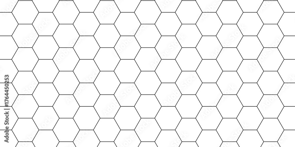Naklejka premium Emboss web hexagonal white technology line paper background. Hexagonal grid tile mosaic structure mess cell design. white and gray hexagon honeycomb texture.
