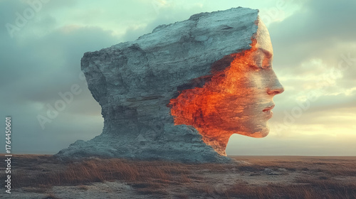 Surreal mystical fantasy artwork. impossible art