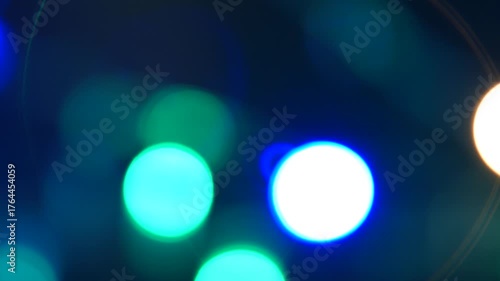 The Bokeh footage for Background or celebration holiday time concept