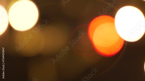 The Bokeh footage for Background or celebration holiday time concept