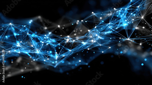 Digital connections create mesmerizing network of light and energy, perfect for budget conscious tech enthusiasts exploring innovation