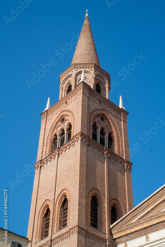Bell tower of the Basilica of Sant'Andrea in Mantua