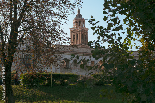 Bell tower of the Basilica of Sant'Andrea in Mantua