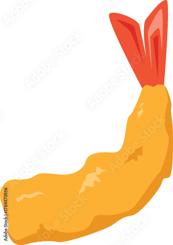 vector illustration of tempura 