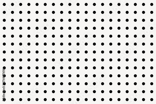 Black & white polka dots background vector
