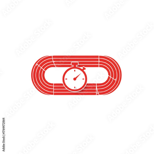 Athletics Track Icon