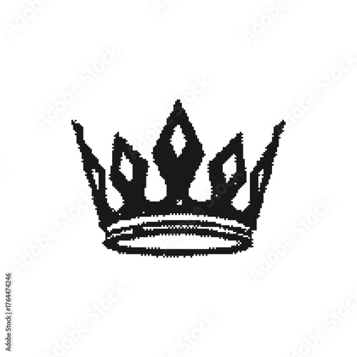 royal crown retro pixel art