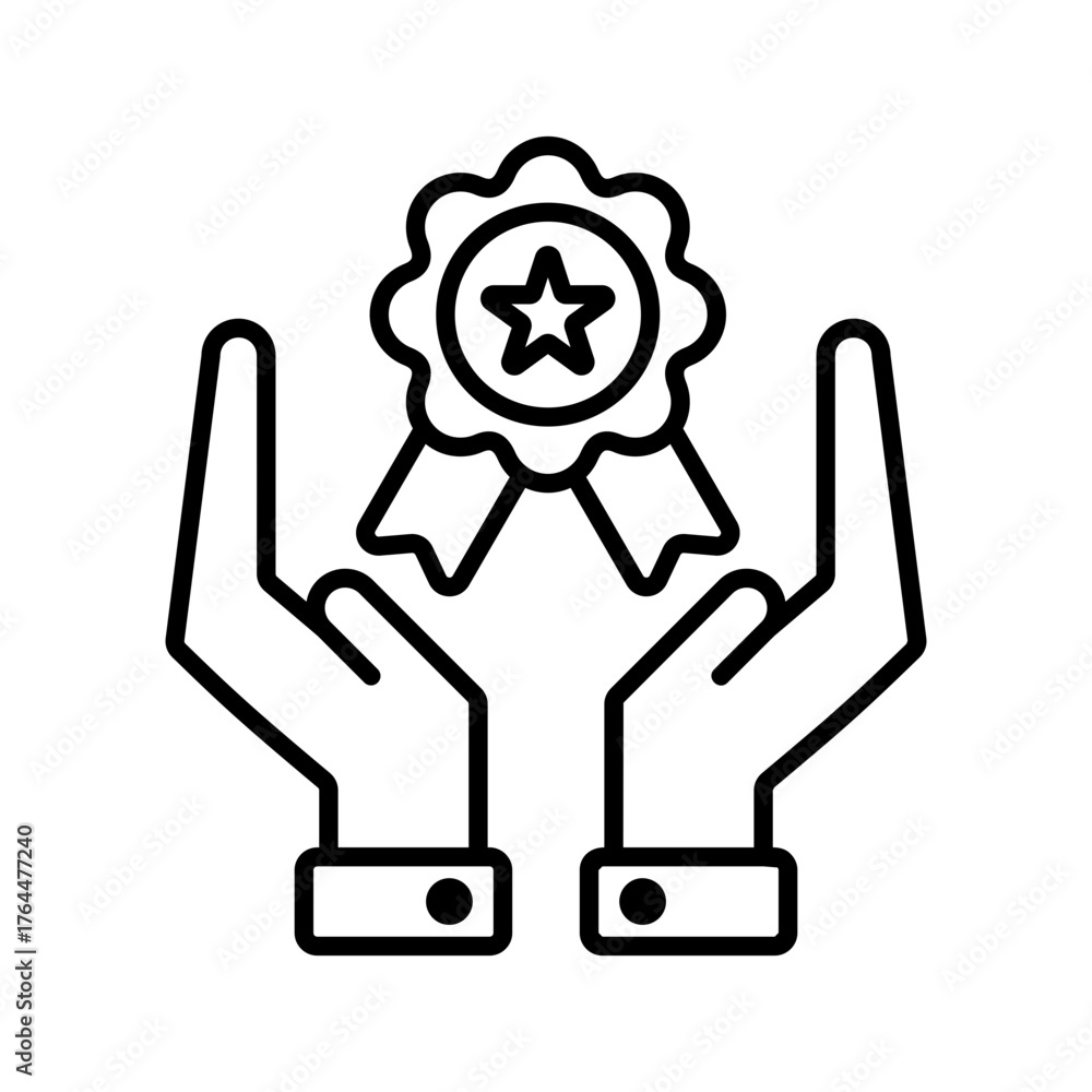 Fototapeta premium Customer Loyalty Icon