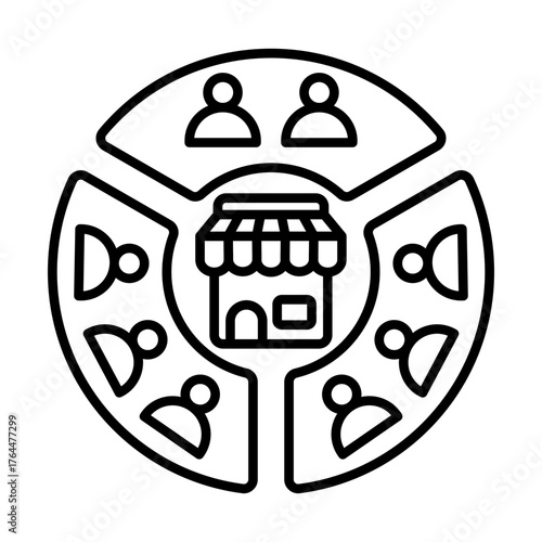 Market Segmentation Icon
