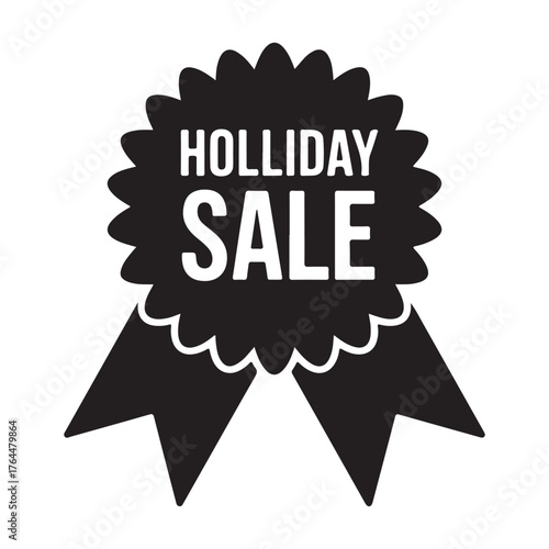 Minimalist Holiday Sale Badges and Labels Set