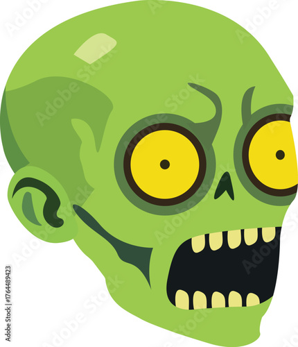 zombie head,