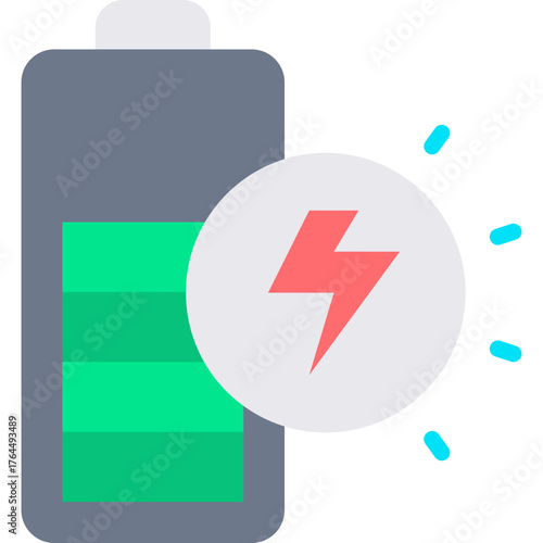 vector icon Battery, Energy, Eco Friendly, Technology, Eco, Environment