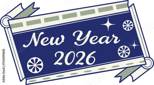 Celebrate New Year 2026 with a festive banner design, capturing excitement and future possibilities for joyful events