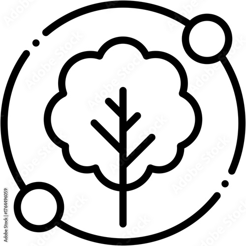 vector icon Eco, Sustainability, Green, Tree, Ecology, Environmental