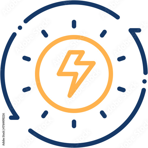 vector icon Sun, Renewable Energy, Eco Friendly, Recycle, Environment, Sun Energy