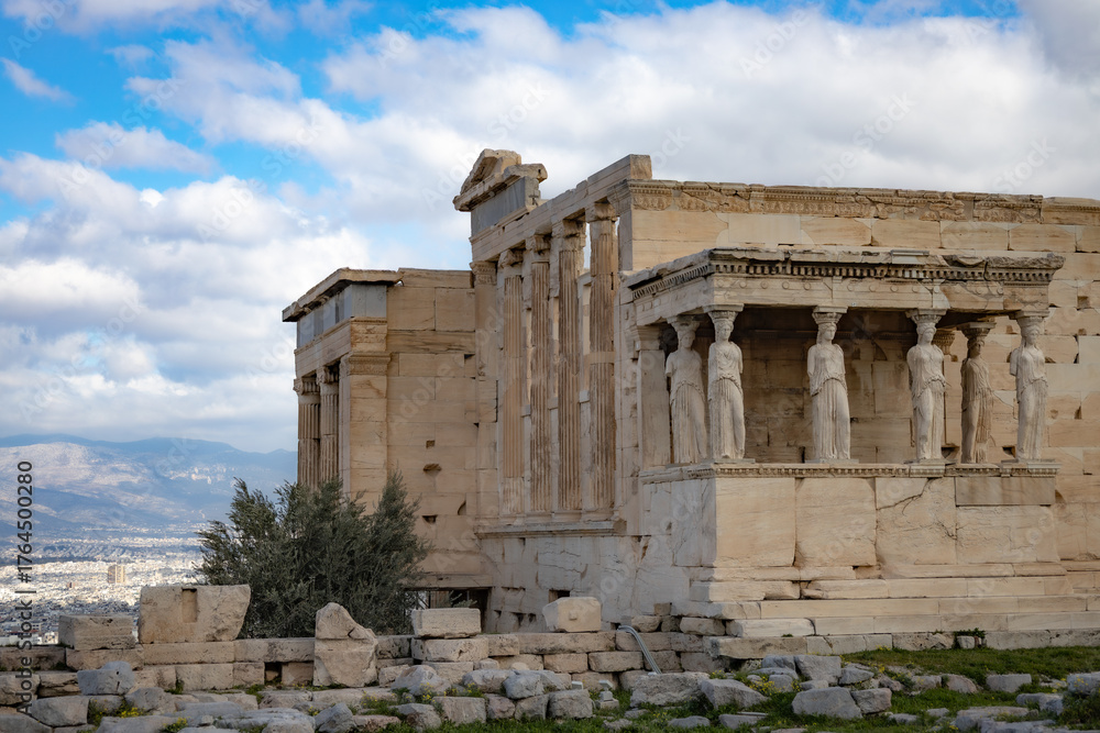 Fototapeta premium Temple of Athena Nike on the Acropolis of Athens dedicated to the Greek goddess