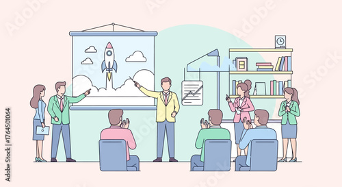 Presentation on Rocket Launch and Business Strategy for Team.