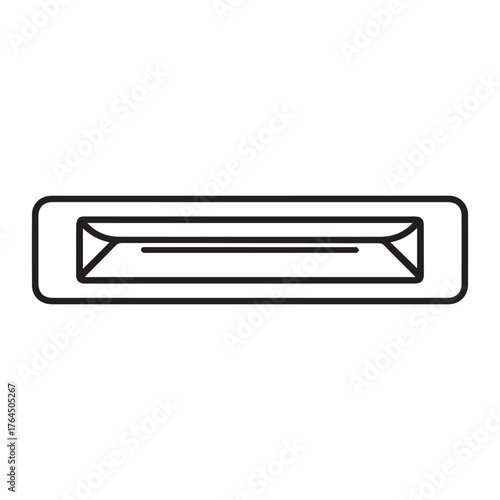 Mail Slot Delivery Envelope Access Letterbox Correspondence Home Communication Post Symbol Mailbox House Receiving Send