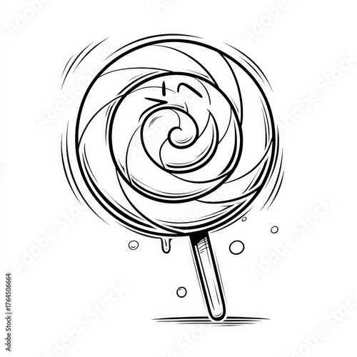 Lollipop with Spiral Design...