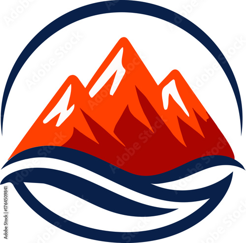 Mountains Logo Adobe Illustrator AI Source File – Fully Editable & Convertible (EPS, SVG, PNG, JPEG, DXF, PDF)