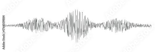 Line of vector abstract graphic wave patterns. Digital frequency Curved wavy line, smooth stripe. Background and modern waves style. Sound wave set. Sound waves, Equalizer, Audio waves, Radio signal, 