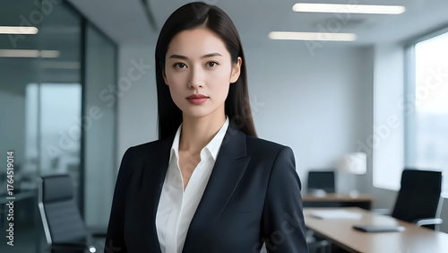 Professional woman in a modern office. Free Download Professional woman in a modern office. - GFXLoad