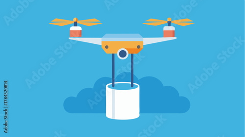 A drone performing a quick barrel roll as it avoids obstacles while delivering a critical file to a topfloor exeive.