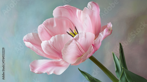pink tulip flower