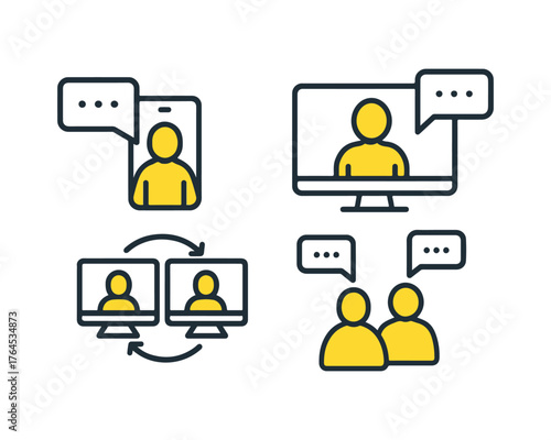 Online Consultation via Computer and Smartphone