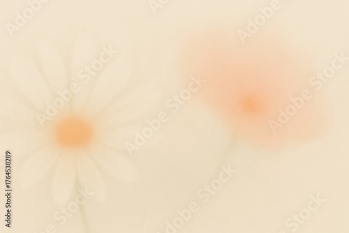 Soft dreamy floral blur with pastel tones and delicate petals