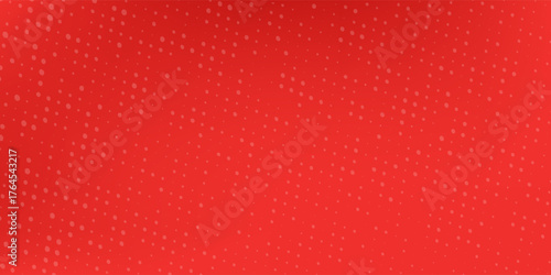 Red diagonal geometric shape with halftone. Modern fiber textured vector eps 10