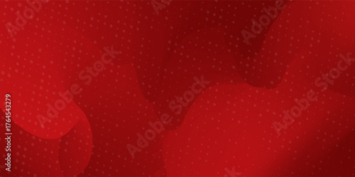 Red diagonal geometric shape with halftone. Modern fiber textured vector eps 10