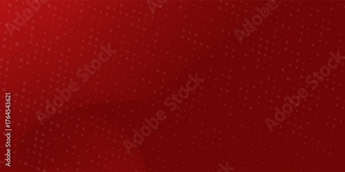 Red diagonal geometric shape with halftone. Modern fiber textured vector eps 10