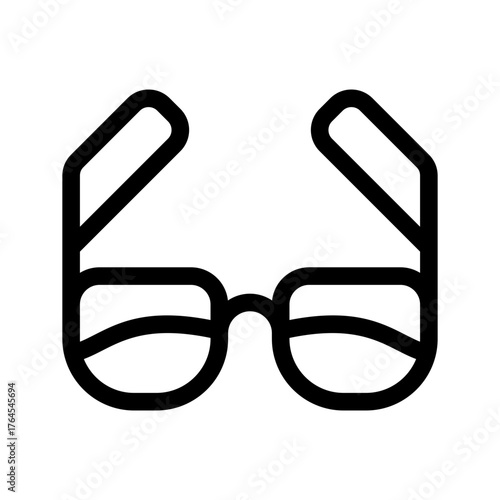Glasses Icon Vector Symbol Design Illustration