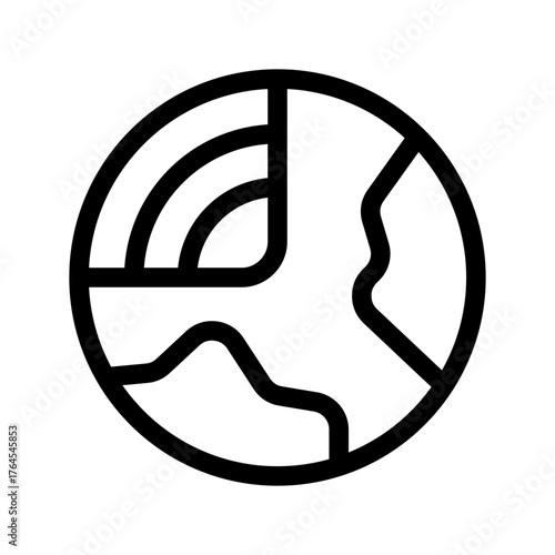 Geology Icon Vector Symbol Design Illustration