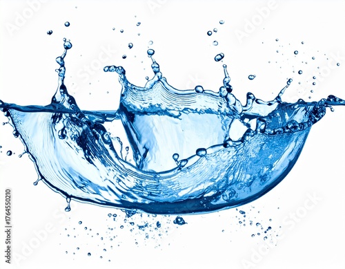 Pure Water Drops and Reflections in Nature