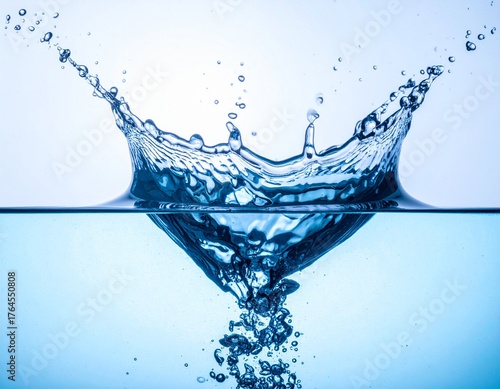 Pure Water Drops and Reflections in Nature