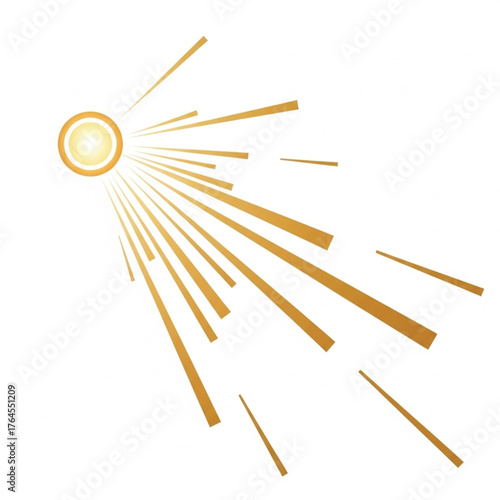 abstract background with yellow pencils