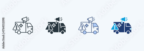 Emergency Response Multiple Style Icon Collection