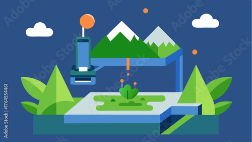 A natureinspired design being printed demonstrating how biomimicry influences 3D design processes.