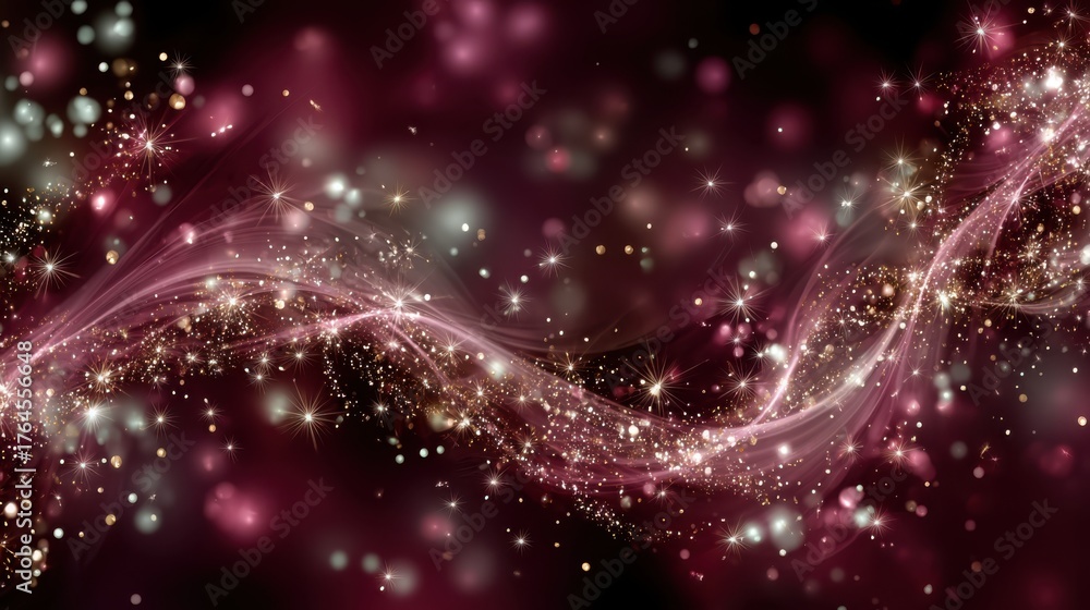 Fototapeta premium elegant abstract Christmas background, soft gradient glow, color theme ruby and gold 