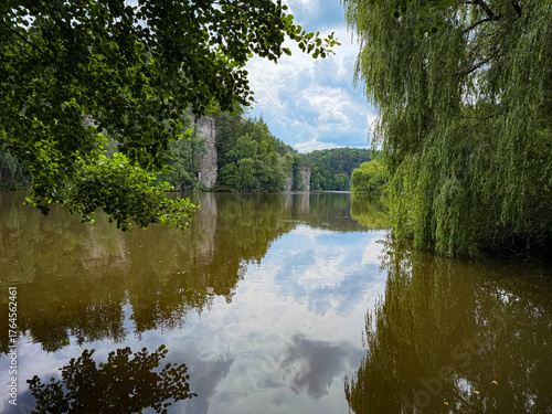 Prachov Rocks sandstone formations in Bohemian Paradise, Czech Republic