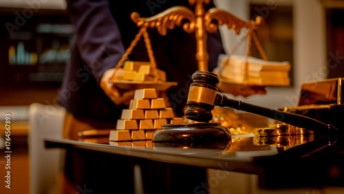 Fotografija Regulatory oversight meets tangible assets: A powerful gold standard is visually reinforced as a significant Support Level, awaiting the next Fed decision amidst ongoing Central Bank Buying