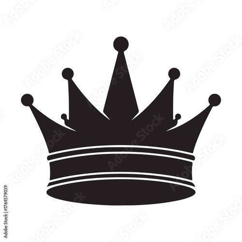Crown isolated on white background