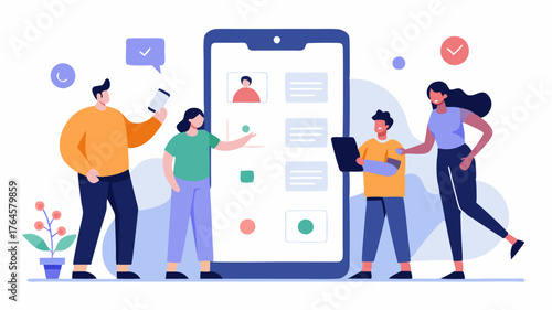 Users exploring a mobile app interface filled with featured projects engaging through swipe actions and quick funding options.