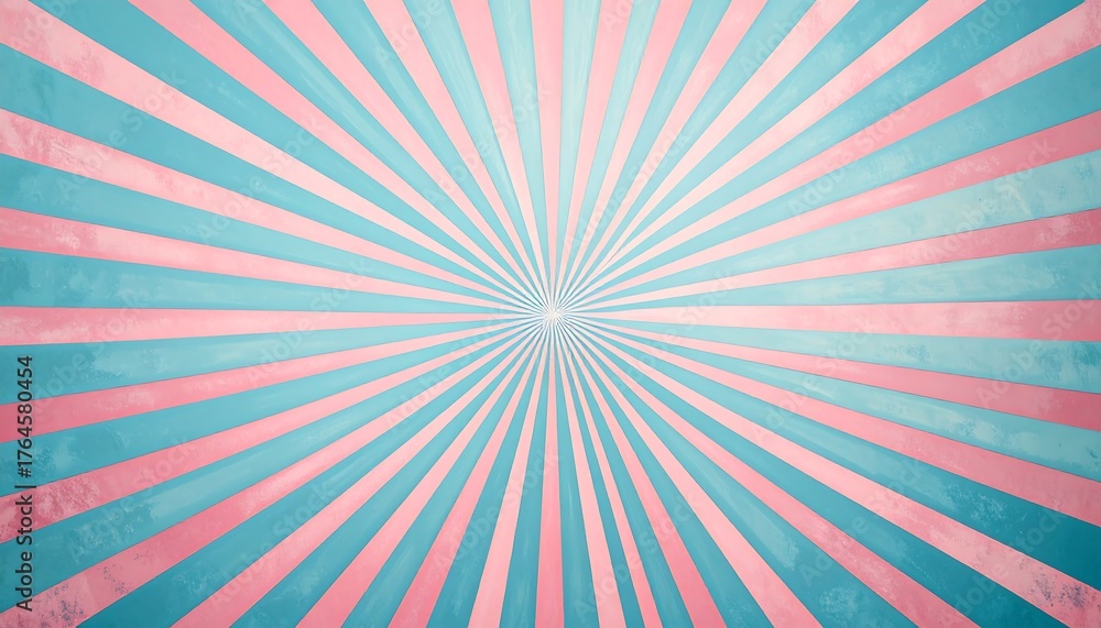 Fototapeta premium Pastel radial stripes background